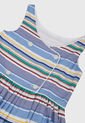 Vestido Azul-Multicolor Polo Ralph Lauren Kids de Polo Ralph Lauren Kids