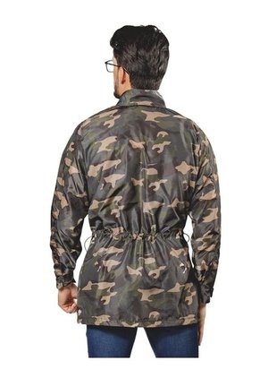 CHAQUETA PMP  ROMPEVIENTOS TIPO ABRIGO CAMUFLADO