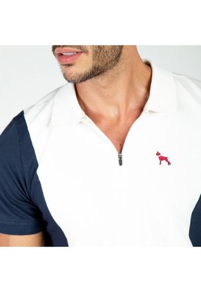 CAMISETA SLIM TIPO POLO DEPORTIVA CUELLO