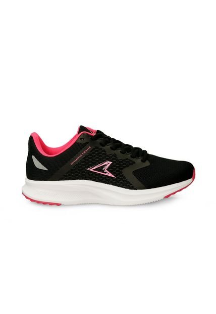 Tenis Deportivos Negro Power Harrow Plus Kazam Mujer