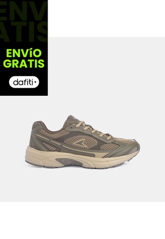 Tenis Para Hombre Power Café Claro Zeta Men Sport Power