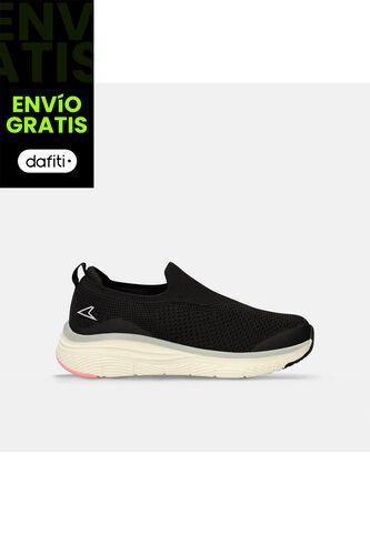Tenis Deportivos Para Mujer Power Negro Helca Slip On Power