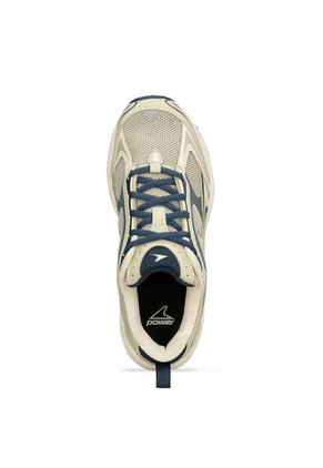 Tenis Deportivos Para Mujer Power Beige-Azul Zeta Relic