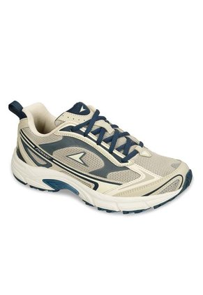 Tenis Deportivos Para Mujer Power Beige-Azul Zeta Relic