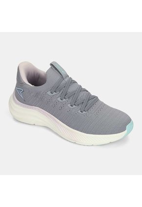 Tenis Deportivos Para Mujer Power Gris Onda