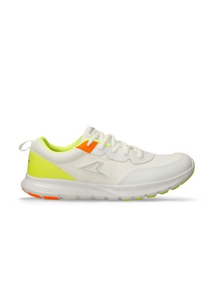 Tenis Deportivos Blanco-Verde Power Dixie Wave Hombre