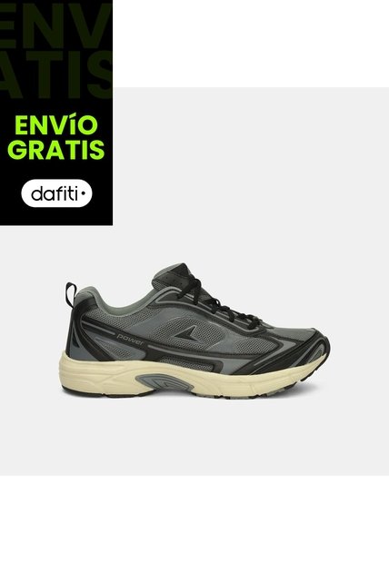 Tenis Deportivos Para Hombre Power Gris Zeta Relic