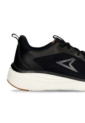 Tenis Deportivos Negro-Gris Power Helca B Hombre