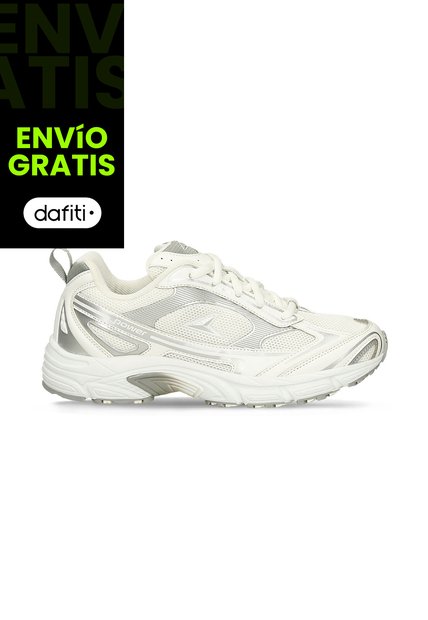 Tenis Deportivos Para Mujer Power Beige-Azul Zeta Relic