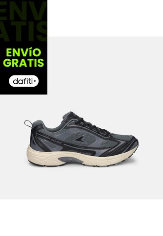Tenis Deportivos Para Hombre Power Gris Zeta Relic Power