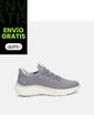 Tenis Deportivos Para Mujer Power Gris Onda de Power