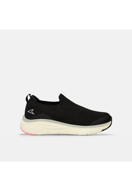 Tenis Deportivos Para Mujer Power Negro Helca Slip On