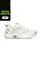 Tenis Deportivos Para Mujer Power Beige-Azul Zeta Relic de Power