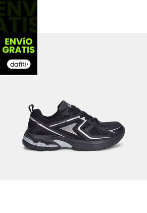 Tenis Deportivos Para Mujer Power Negro Viator