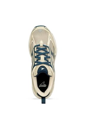 Tenis Deportivos Beige-Azul Power Zeta Relic Mujer