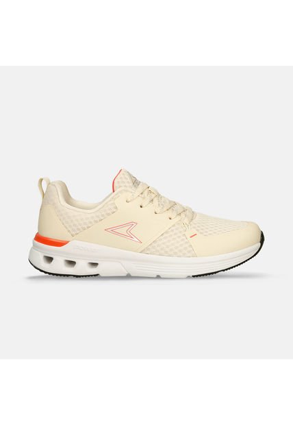 Tenis Deportivos Para Mujer Power Beige Export 100 Virgo