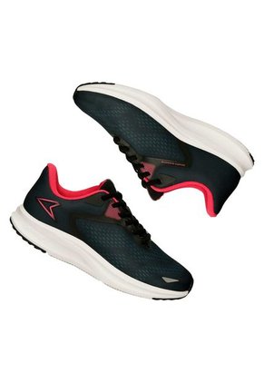 Tenis Deportivos Negro-Fucsia Power Harrow Plus Kazam Mujer