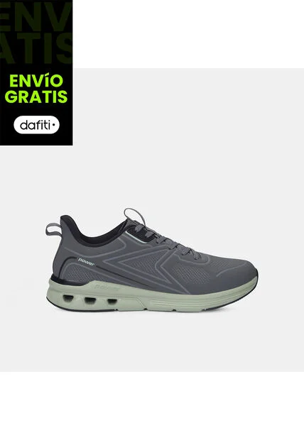 Tenis Deportivos Para Hombre Power Gris Export 100