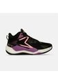 Tenis Deportivos Negro-Morado Power Xorise+300 Evo Clutch Mujer de Power