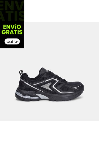 Tenis Deportivos Para Mujer Power Negro Viator Power