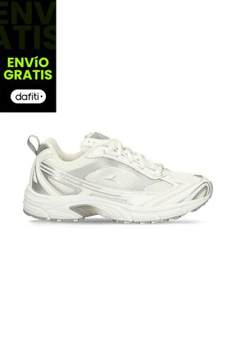 Tenis Deportivos Para Mujer Power Beige-Azul Zeta Relic Power