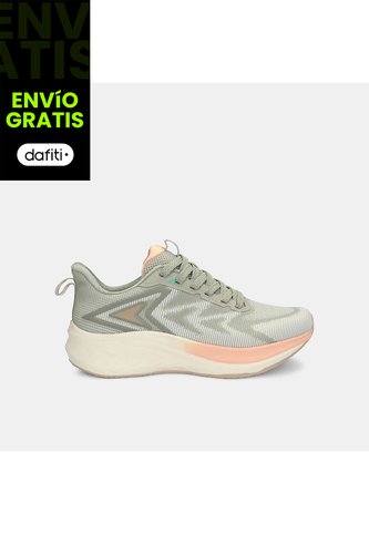 Tenis Deportivos Para Mujer Power Beige Power