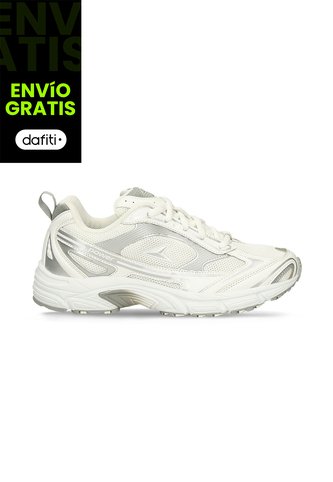 Tenis Deportivos Para Mujer Power Beige-Azul Zeta Relic Power