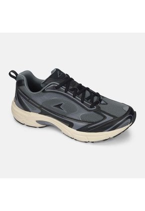 Tenis Deportivos Para Hombre Power Gris Zeta Relic