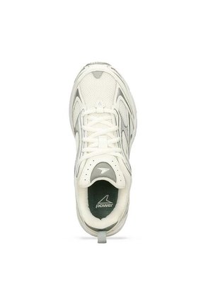 Tenis Deportivos Blanco-Gris Power Zeta Relic Mujer