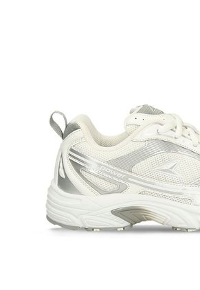 Tenis Deportivos Blanco-Gris Power Zeta Relic Mujer