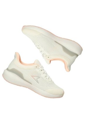 Tenis Deportivos Blanco-Rosa Power Bolt Mujer