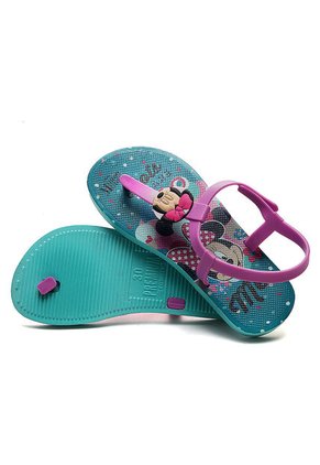 Playera Azul Turquesa-Lila Premium To Walk Kids Minnie Disney