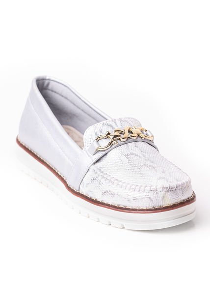 Price Shoes Mocasin Casual Mujer 252F06PLATA