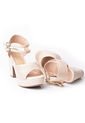 Price Shoes Sandalias Tacon Cubano Mujer 182CE828BEIGE de Price Shoes