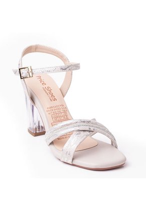 Priceshoes Sandalias Tacones Cristal 902Z127GRIS