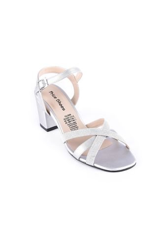 Price Shoes Tacon Dama 542034Plata Price Shoes