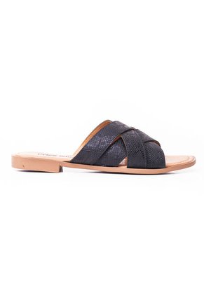 Priceshoes Sandalia Plana Para Dama 692V223NEGRO
