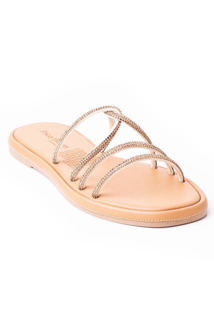 Priceshoes Sandalias Planas Para Mujer 902H-08AMARETTO