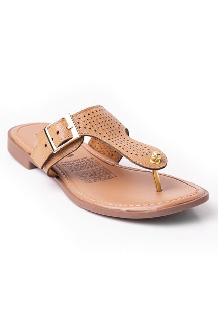 Priceshoes Sandalias Planas Para Mujer 692V201AMARETTO