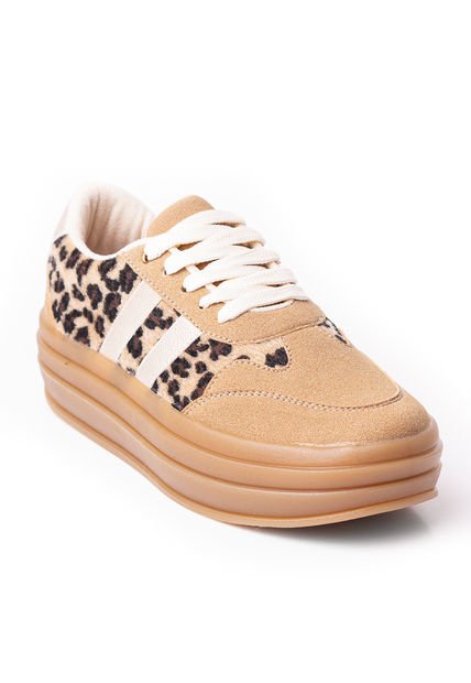 Price Shoes Tenis Moda Mujer Suela Alta 282T-041APRINT