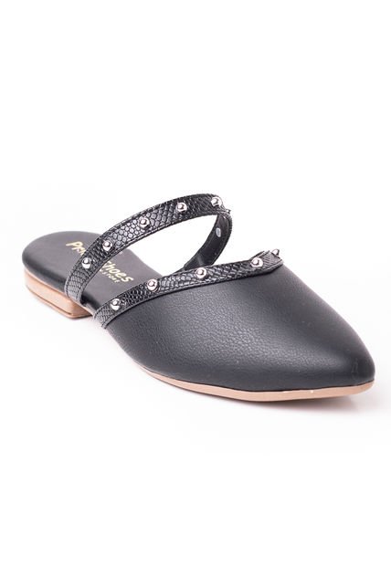 Price Shoes Baleta Zueco De Moda Para Mujer 6022428NEGRO