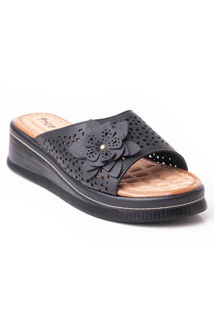 Priceshoes Sandalias Confort Para Mujer 6924075-1NEGRO