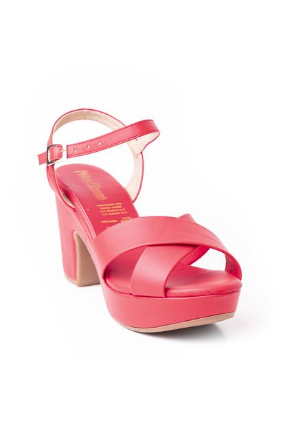 Price Shoes Sandalia Tacon Para Mujer 462JC011ROJO