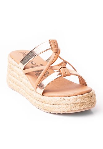 Priceshoes Plataformas En Yute Para Mujer 382036AMARETTO Price Shoes