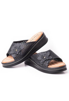 Priceshoes Sandalias Confort Para Mujer 6924075-1NEGRO