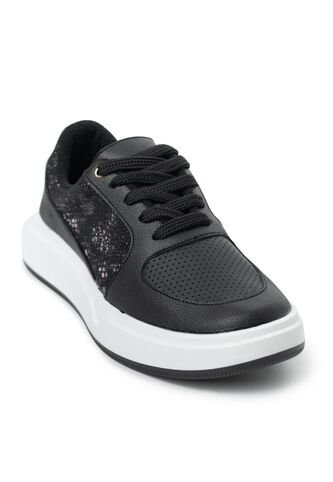 Price Shoes Tenis Moda Para Mujer 282T024NEGRO Price Shoes