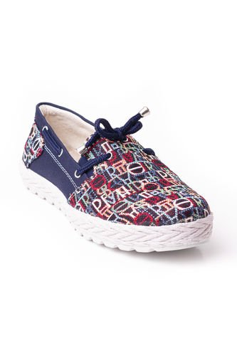 Priceshoes Zapatos Casual Tipo Mocasin Para Mujer 452200AZUL Price Shoes