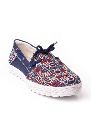 Priceshoes Zapatos Casual Tipo Mocasin Para Mujer 452200AZUL