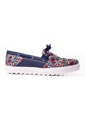 Priceshoes Zapatos Casual Tipo Mocasin Para Mujer 452200AZUL