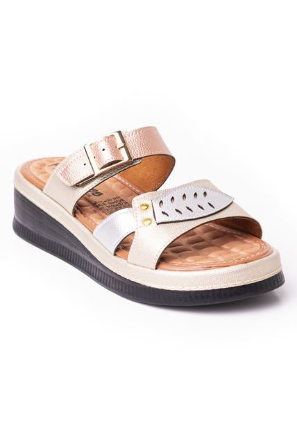 Priceshoes Sandalia Confort Para Mujer 6925520OROROSA